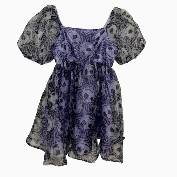 Disney nightmare before Christmas Jack Skellington girls dress XL 14 like new - Picture 1 of 9